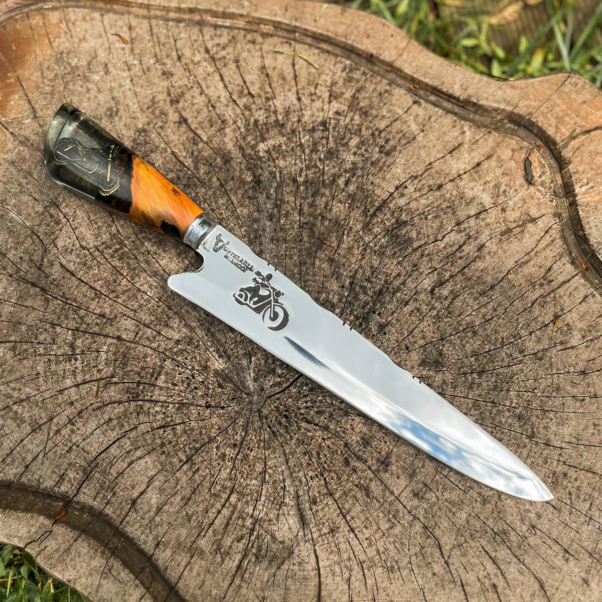 Premium geschmiedetes Motorradmesser